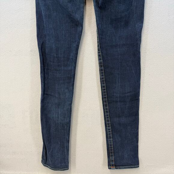 True Religion Jeans Women's 29 (8) Dark Blue Tapered Leg Low Rise Made in USA - Picture 5 of 15